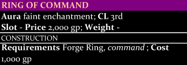 Ring of Command